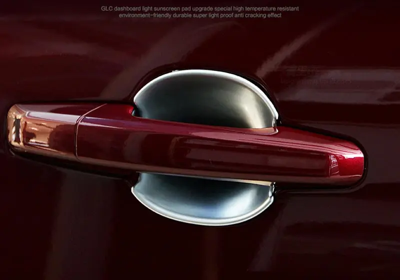 XF Car Accessories 4pcs Car Chrome Door Handle Bowl Cover Trim For Jaguar XE