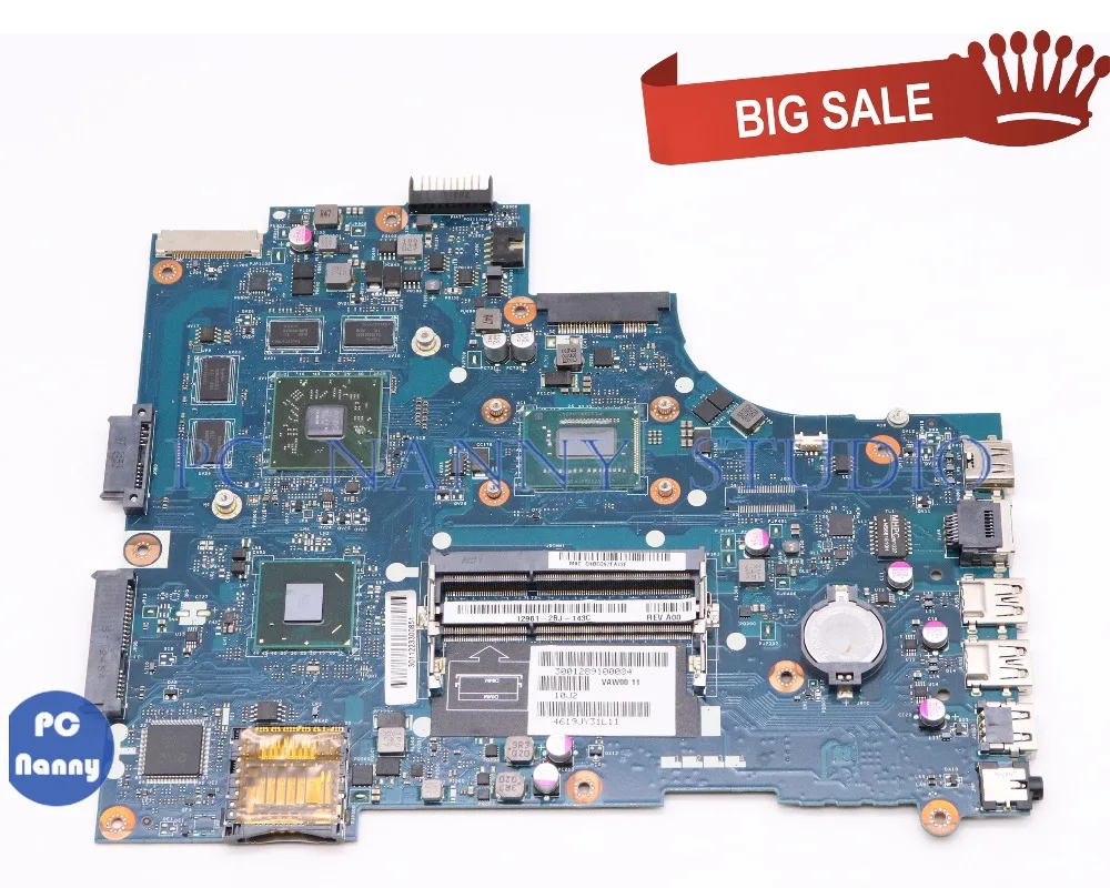 PCNANNY 00P55V 0P55V VAW01 LA 9101P для Dell Inspiron 3521 5521 материнская плата ноутбука SR0XG I7 3537U HD 8730M