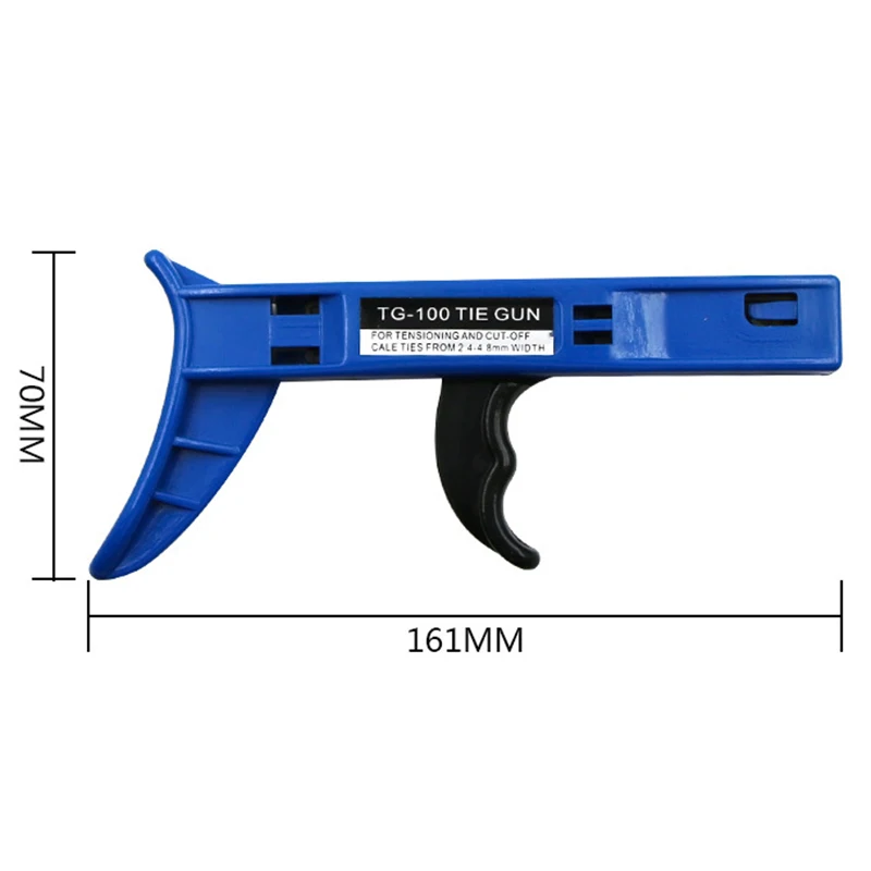 TG-100 крепежный Режущий инструмент для кабельной стяжки пистолет для нейлоновой кабельной стяжки ширина 2,4-4,8 мм