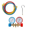 CT-536 Refrigerant Manifold Gauge Set Air Conditioning Tools with Hose and Hook for R12 R22 R404A R134A ► Photo 2/6