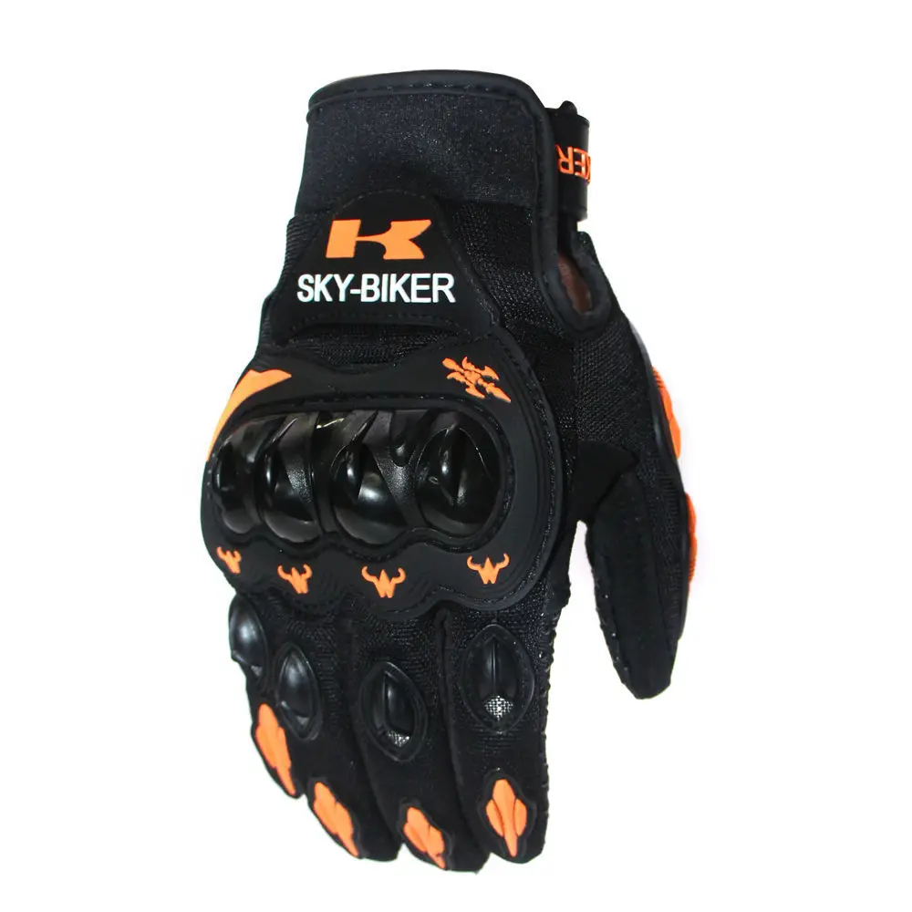 

QPLOVE Full Finger Motorcycle Gloves Breathable Comfortable Non-slip Design Reduce Shock Multi Color Chosen Popular Style