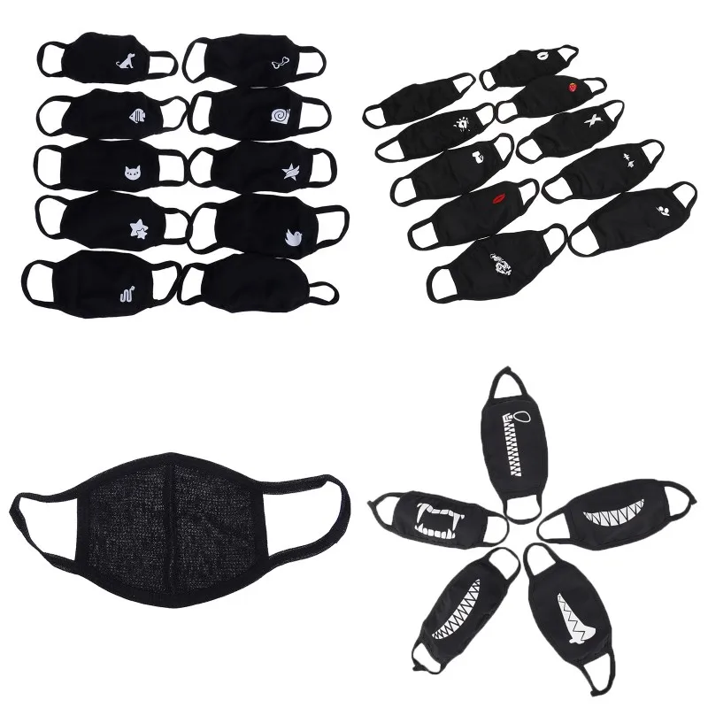 

Hot Sale Kawaii Cotton Dustproof Mouth Face Mask Anime Cartoon Kpop Lucky Bear Women Men Muffle Face Mouth Masks