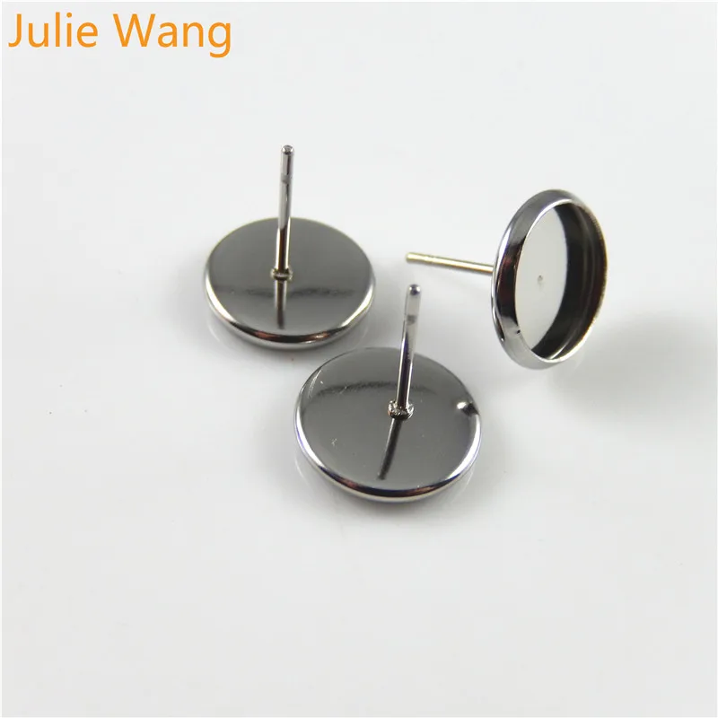 Julie Wang 30 шт. внутренний размер 10 мм железная фоторамка с кабошоном базовая