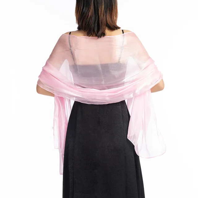 dusky pink wedding shawl