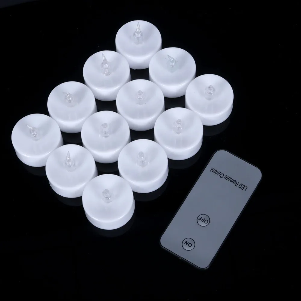 Bulk Remote Control LED Flameless Tea Light Candle Tealight Candles Set of 24in Candles from Bulk Remote Control LED Flameless Tea Light Candle Tealight Candles Set of 24in Candles from