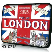 Горячая флаг London Laptop Sleeve неопрена сумка для 9." 10.1" 11." 12" 13." 1" 15" 15." HP Dell Thinkpad Acer Apple
