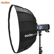 Godox AD-S85S 85 см Серебряный глубокий параболический софтбокс с сотовой сеткой Godox крепление софтбокс для AD400PRO