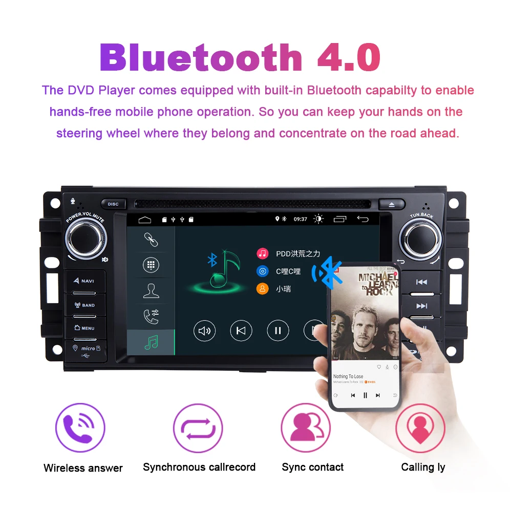 Discount 1 din Android 9.0 Car Multimedia DVD Player Radio For Chrysler 300C jeep Compass/Dodge/Grand Cherokee GPS Navigation stereoAudio 5 Discount 1 din Android 9.0 Car Multimedia DVD Player Radio For Chrysler 300C jeep Compass/Dodge/Grand Cherokee GPS Navigation stereoAudio 5