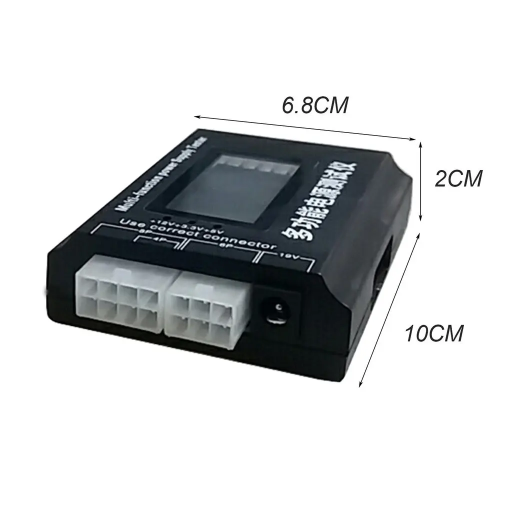 الرقمية LCD جهاز كمبيوتر شخصي PC امدادات الطاقة فاحص 20/24 دبوس SATA Hdd الفاحصات بالجملة