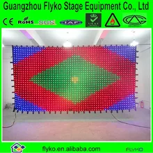 P9 8x3 m ТВ-шоу мягкая гибкая светодиодная занавеска экран