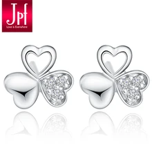 Сспм все матч мода клевер серьги серьга стержня женский 925 чистого серебра серьги аксессуары