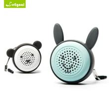 Selfie Mini Bluetooth Speaker for Phone Portable Wireless Speaker Sound Bluetooth Handsfree Cute Catoon Rabbit Cat Speaker Child