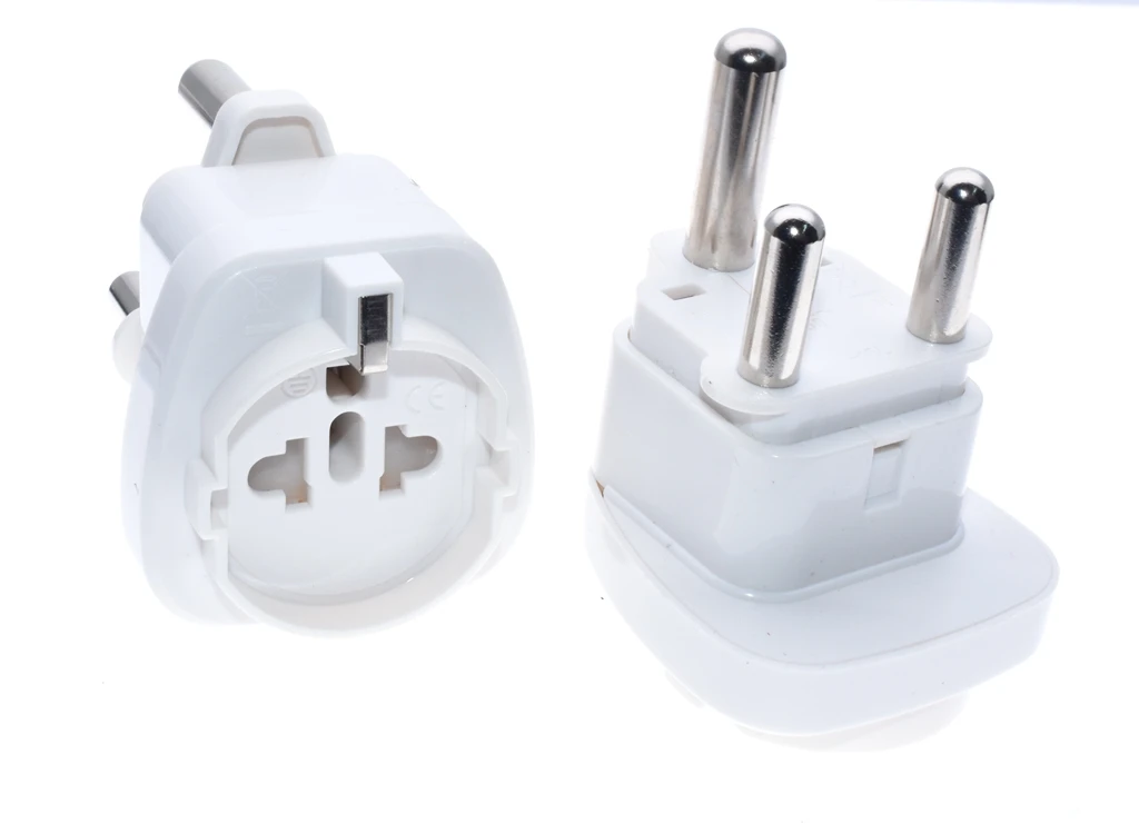 Large South Africa Type M travel plug 10A 250V CE certified embedded plug-in connector for Swaziland Lesotho | Электроника