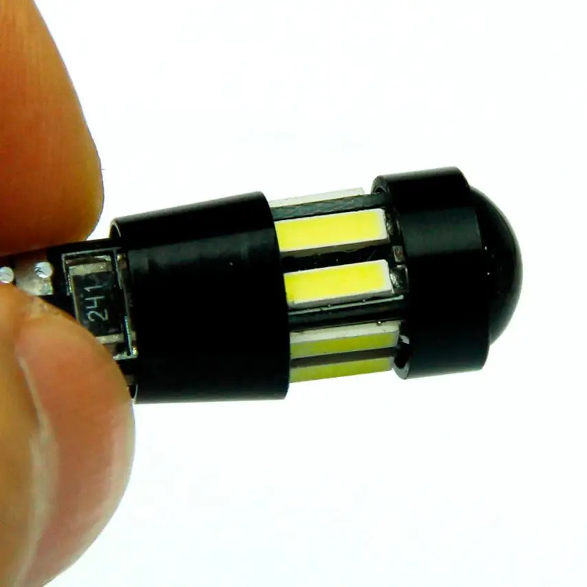 Франшиза супер яркий 2 шт T10 7020 10 SMD белый светодиод W5W автомобильная лампа LED стоп