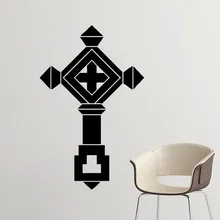 La croix chrétienne symbole du christianisme Dattern décoration de mariage mur décalcomanie papier peint mur Pvc autocollant enfants chambres décor