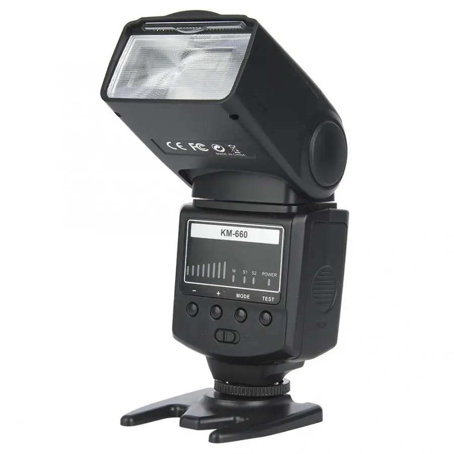 

KM-660 5800K Wireless Flash Speedlite with Fill Light for Canon For Nikon SLR Camera multi-function flash Support S1 S2 mode