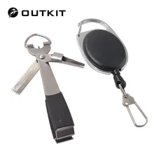 OUTKIT рыболовный Нипер из нержавеющей стали, леска, резак, клипер, крюк, очиститель глаз быстрое завязывание узлов, инструменты, точилка для крючков, инструмент для завязывания мушек, снасти
