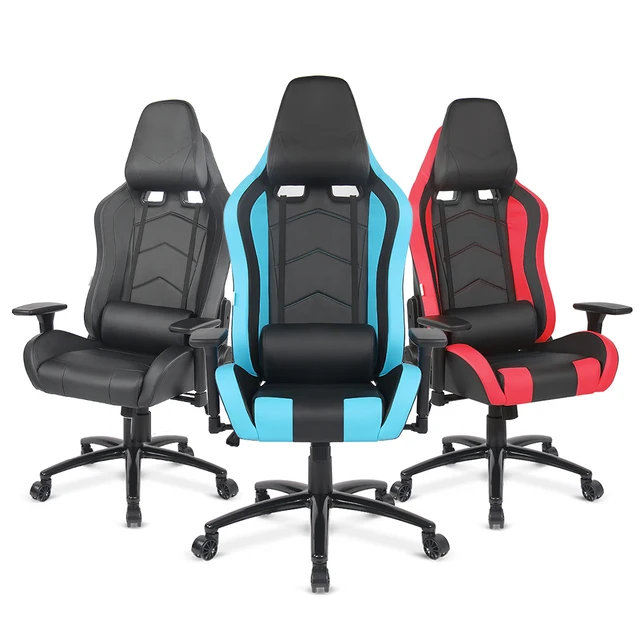 ikayaa us uk fr stock gaming office chair computer chair height