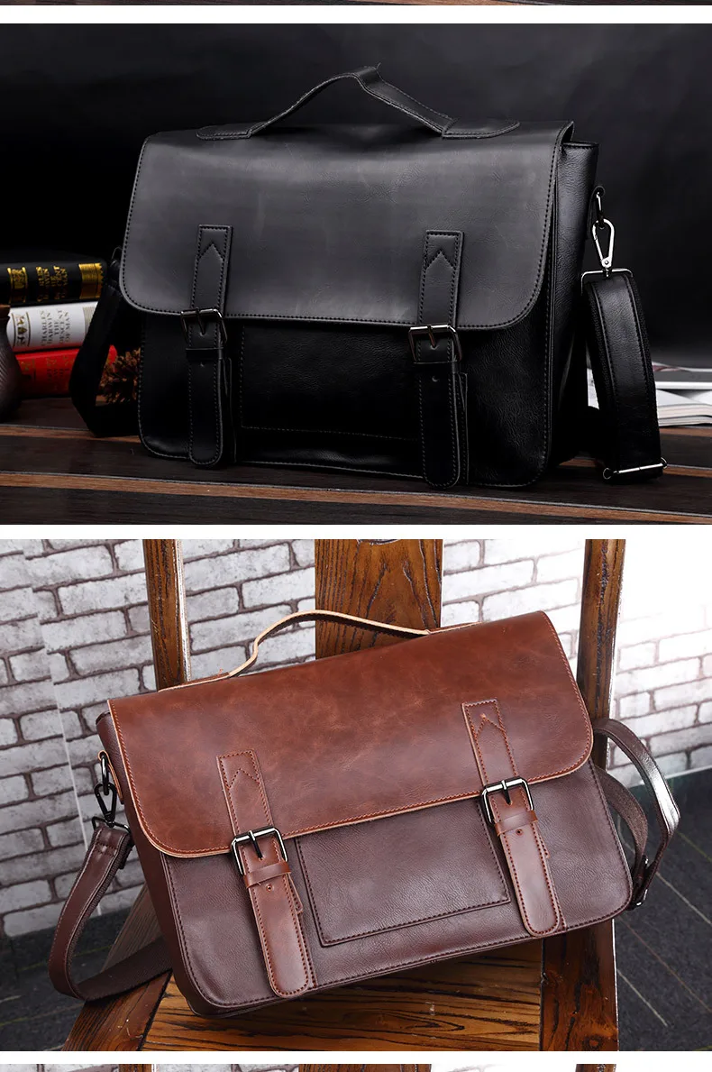 Luxo Advogado do Documento Bolsa Para Laptop Pasta do Negócio