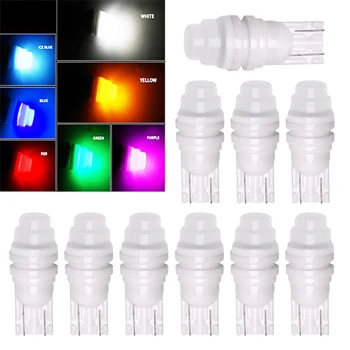 

10x T10 W5W LED 2835 3 SMD Ceramic Lens LED Bulb 194 Auto LED Lamp For Car Clearance License Plate Door Reading Light 12V
