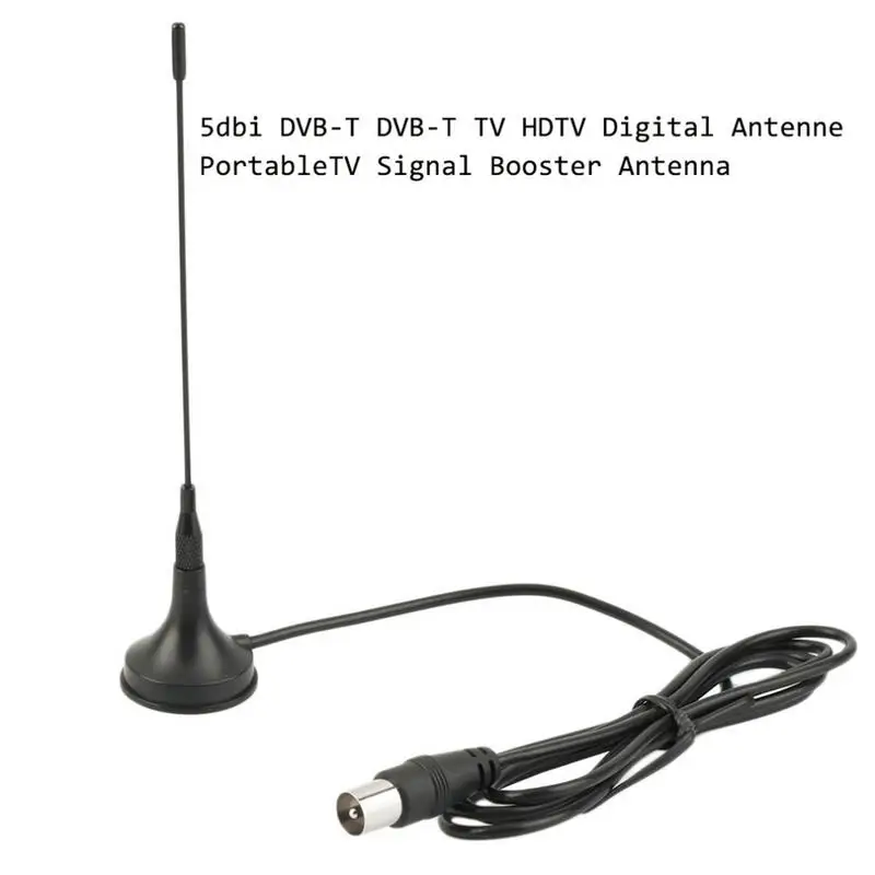 Высокое качество 1080P DVB T ТВ HD антенна цифровая VHF UHF 50 миль 5dBi комнатная мини