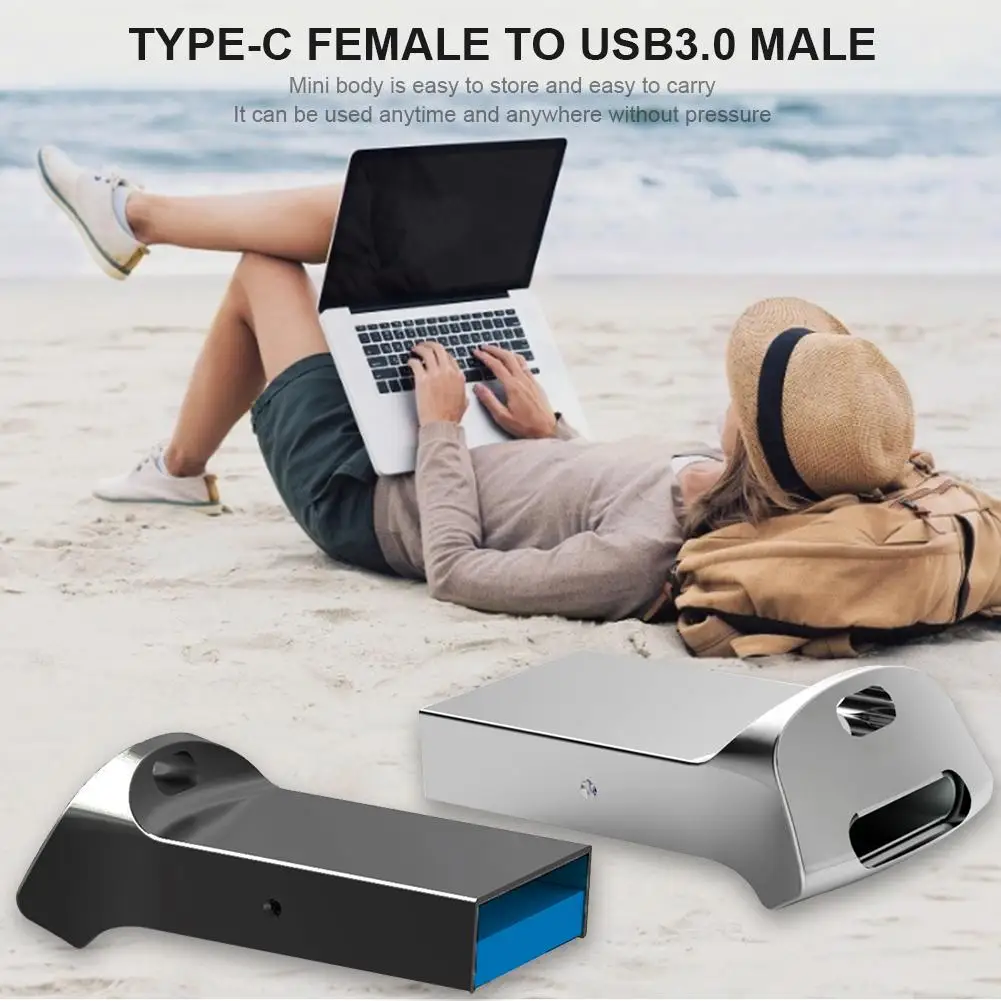 Портативный type-C Женский к USB3.0 Мужской Алюминиевый адаптер USB-C type-C к USB3.0 type-C M к USB3.0 M