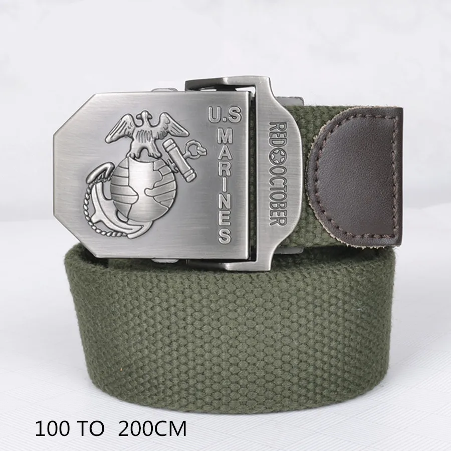 170CM 180CM 200CM LONG USMS United States Marine Corps BUCKLE FABRIC