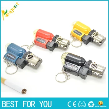 

50pcs/lot Cigar lighter metal novelty jet butane micro torch butane LIGHTER for men as smoking accessary for cigarette as gift