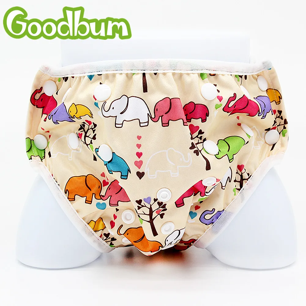 

0-3T Reusable Baby Diapers Training Pants Infant Waterproof Swimming Diapers Nappy Panty Cartoon Printed Toddler Newborn Nappies