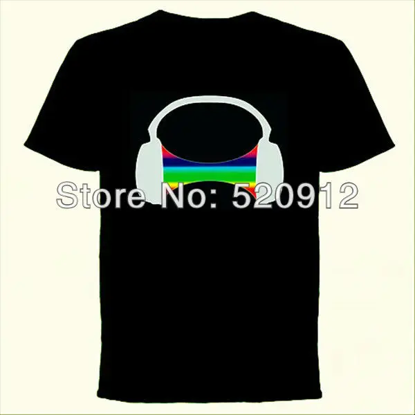 New Personal and Fashion DISCO font b LED b font Activated Flashing Light font b EL