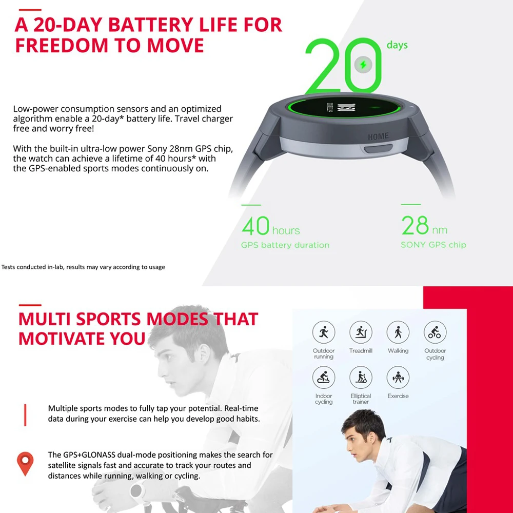 Продажа Английские Смарт часы Huami Amazfit Verge Lite font b gps b font IP68 1,3