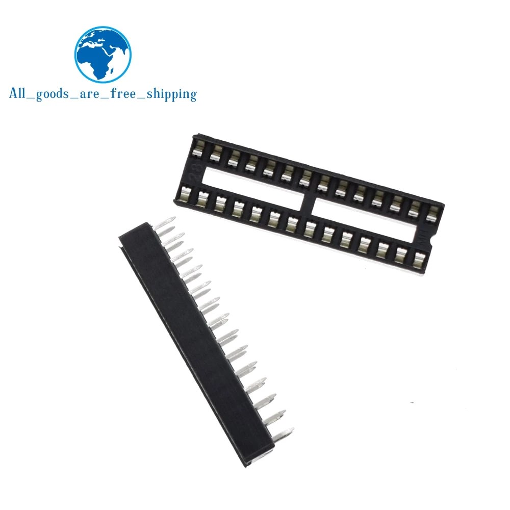 TZT 10 шт. 28 Pin DIP SIP ИС адаптер припоя Тип узкий
