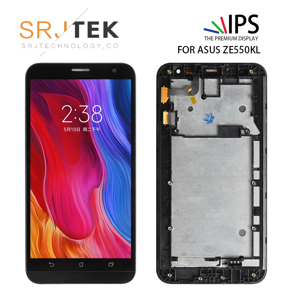 

Display For ASUS Zenfone 2 Laser ZE550KL LCD Display Touch Screen with Frame Replacement Parts For ZE550KL LCD