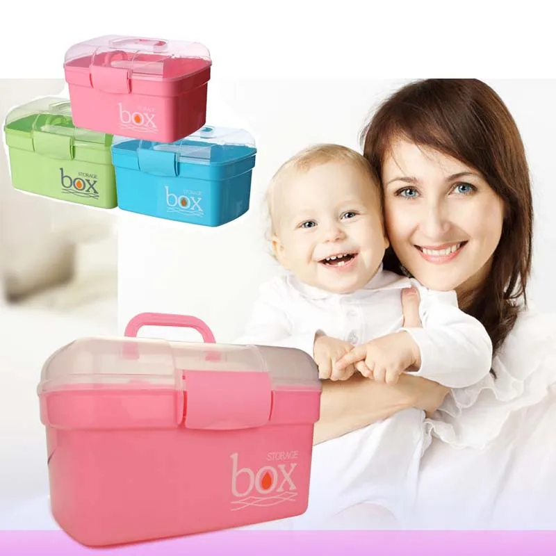 

Baby Healthcare Kit Medical Care Set Portable Medicine Family Box Expenses First Aid Kit Medicine Box Child Baby Drug Storage