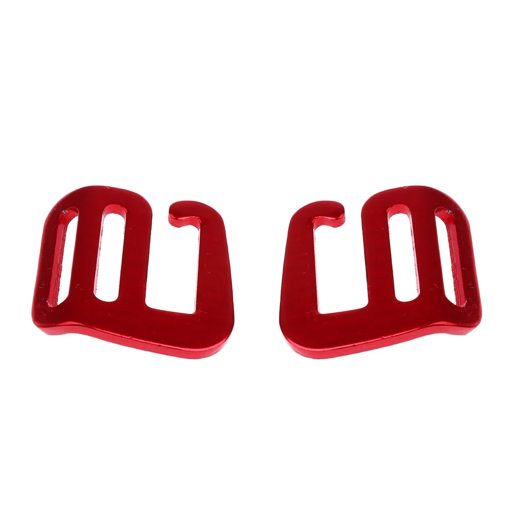 1 pair G Hook Outdoor Webbing Buckle For Backpack Strap 25mm Quick Release Belts Shoes Bags Fasteners D Ring Accessories