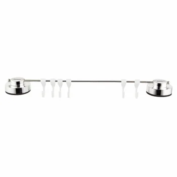 

Nosii 6 Mobile Hooks Towel Clothes Suction Cup Sucker Hanger Holder Rack Kitchen Bathroom