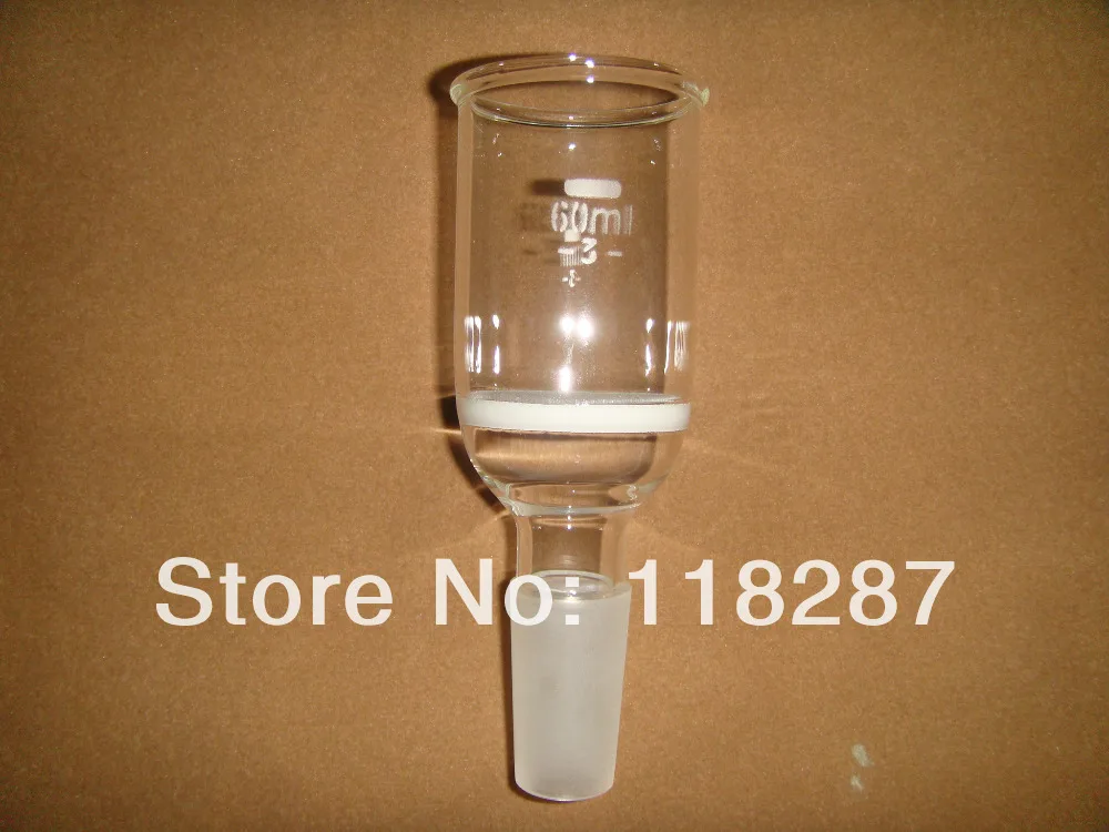 60ml,24/40,Lab Buchner funnel,3 Coarse filter,Groud Joint,Laboratory