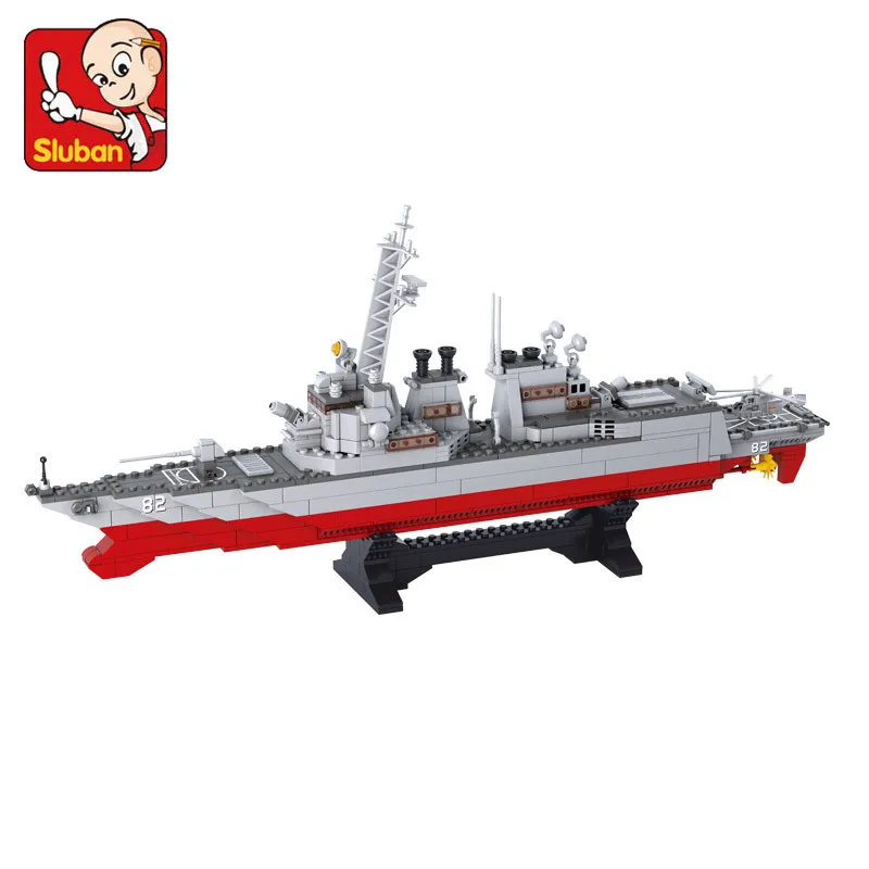 

model building kits compatible with lego city warship 650 3D blocks Educational model & building toys hobbies for children