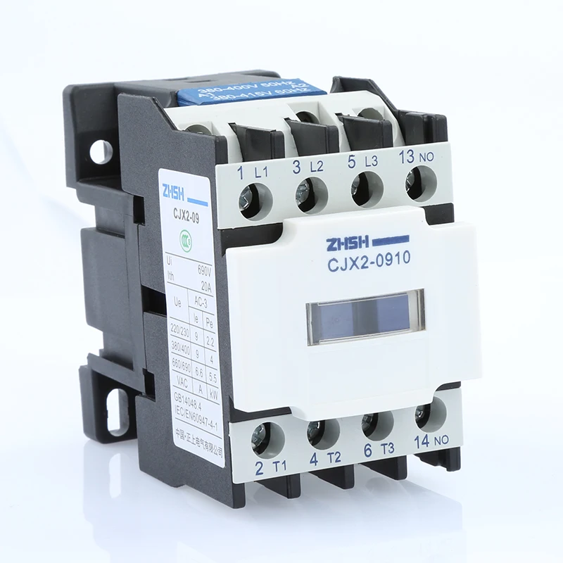 AC Contactor CJX2 09 3 pole household motor starter relay CJX2D09 9A