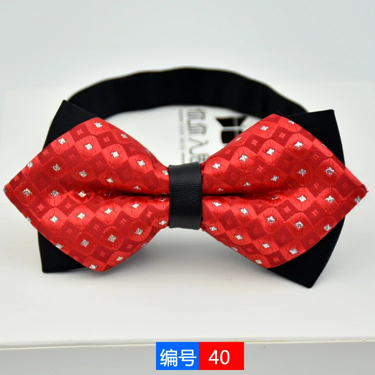 Бесплатная доставка 20 Цвета модные однотонные Bowties жениха Для мужчин красочный плед галстук gravata Мужской Брак бабочка свадебные галстуки