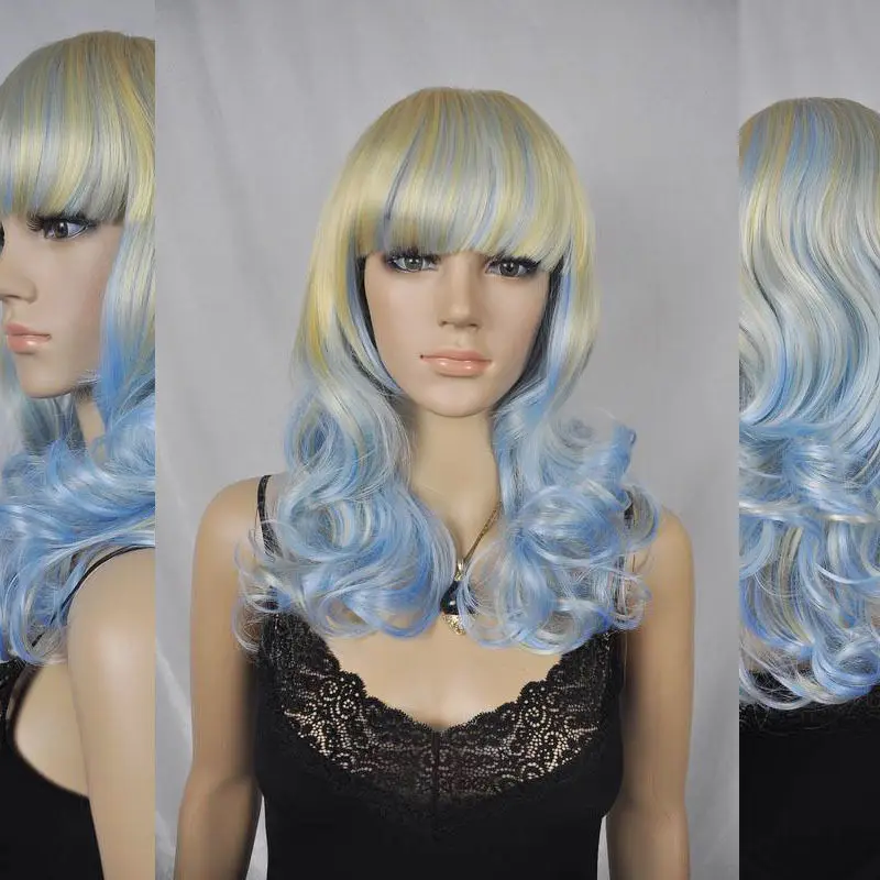 song wig.01527 free shipping new Women's Long Curly Fancy Dress Wigs