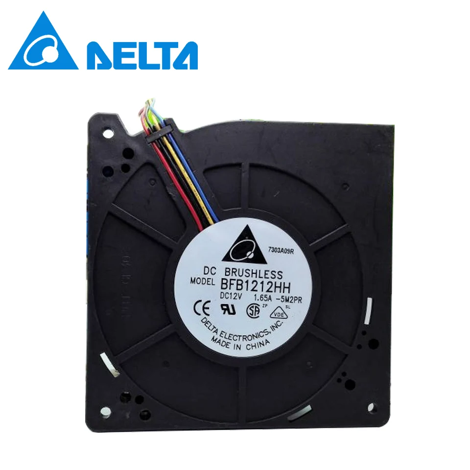 Дельта вентилятор охлаждения для BFB1212HH 5M2PR DC 12 V 1.65A 4-проводной 4-контактный 110 мм 120x120x32 мм центробежный воздухонагнетатель широкого спектра применения