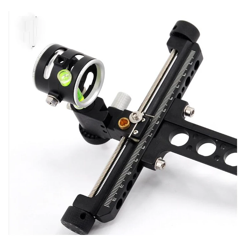 Compound Bow Long Pole Aiming TP8510 Fine Adjustment Long Rod Magnifying Glass Sight For Hunting Competitive Game Compound Bow Long Pole Aiming TP8510 Fine Adjustment Long Rod Magnifying Glass Sight For Hunting Competitive Game