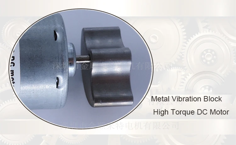 RF-545 вибромотор постоянного тока с двойным 33 мм виброблоком. Высокая Вибрация двигателя для массажного кресла 545 двигатель постоянного тока