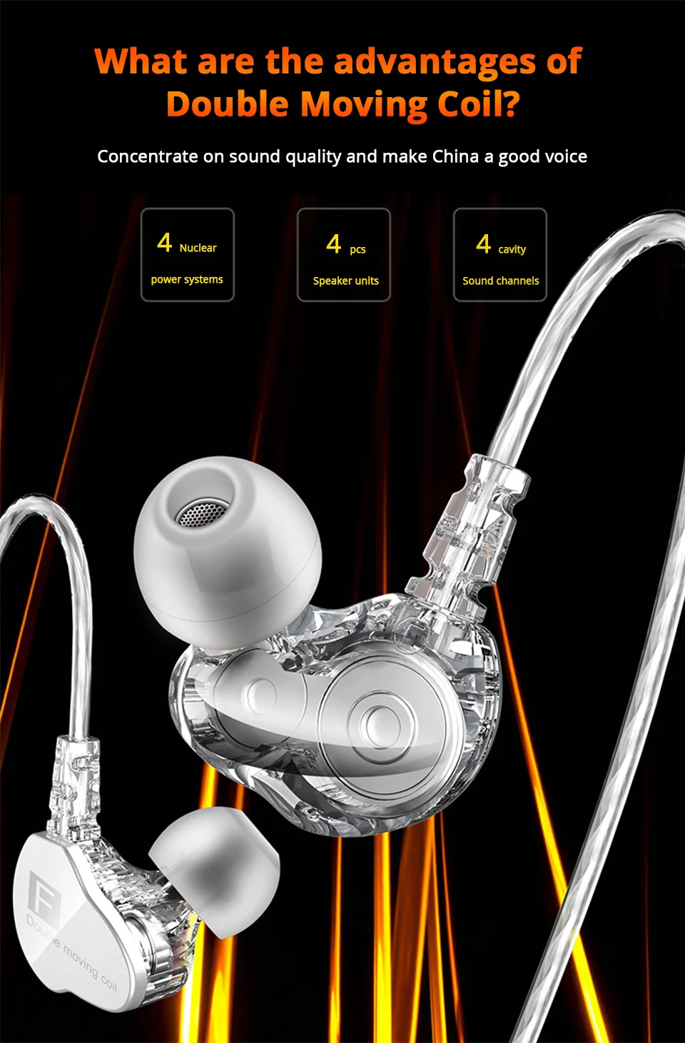 In Ear Sport Earphones Earbuds Dynamic Drivers Headset Wired Earphone For Phone Stereo Mic Dual Driver Earphone With Microphone (5)