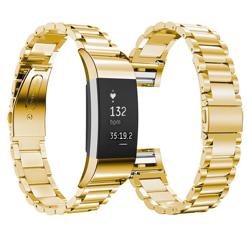 

Metal Strap Correa for Fitbit Charge 2 Bracelet Sport Watch Wrist Strap Stainless Steel for Fit Bit Charge 2 Band Accessories