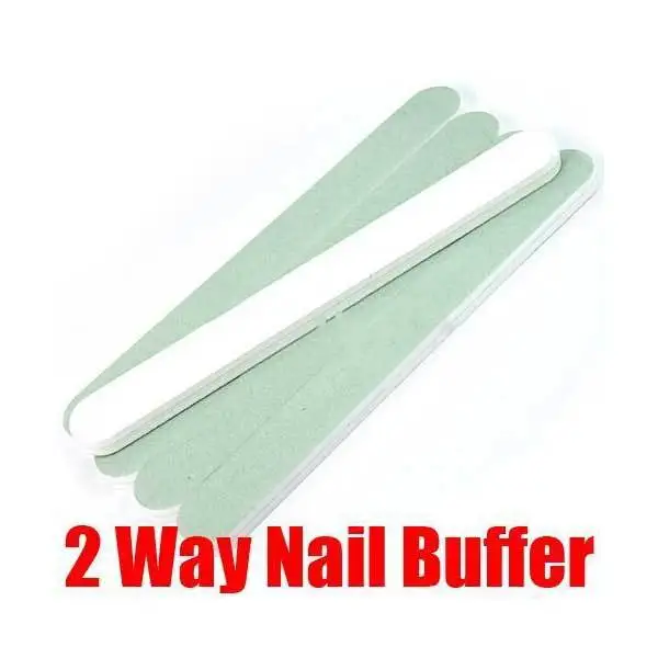 Coconut 10X 2 WAYS Nail Art Buffer Buffing Block Sanding Filefile clip