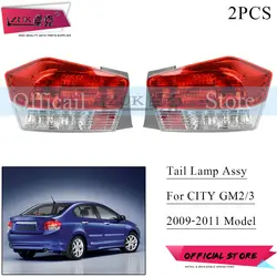 ZUK 2 шт. авто задний стоп-сигнал лампа задний фонарь для HONDA CITY 2009 2010 2011 GM2 GM3 задний фонарь левый и правый