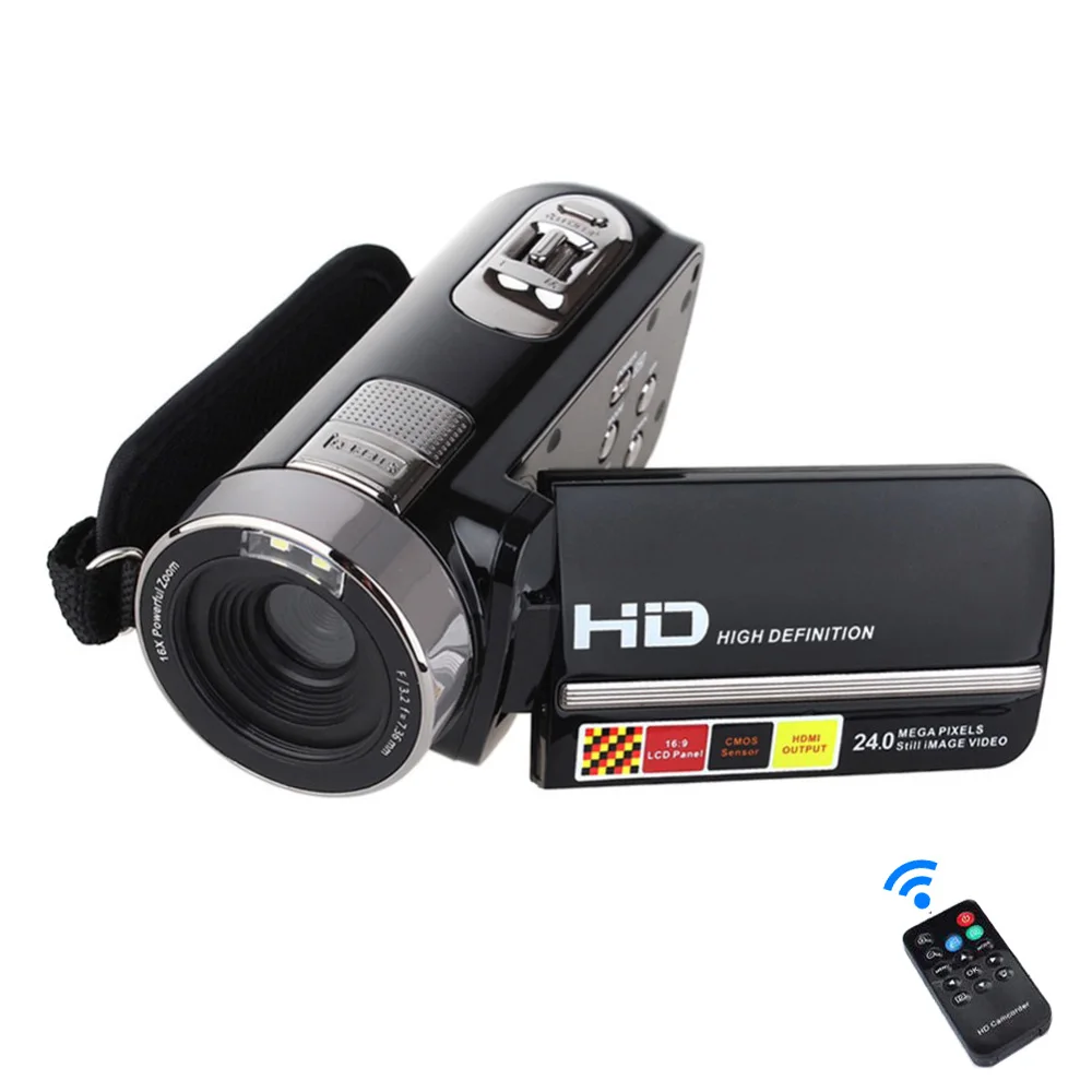 Hd видеокамера цифровая Full HD 1080P 24MP видео DV DVR 3 &quotTFT LCD 16X цифровой зум с поддержкой