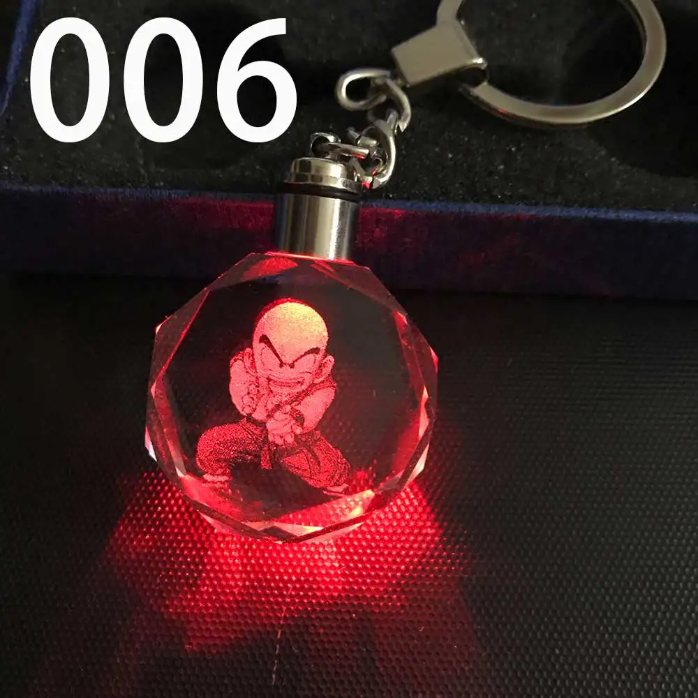 СВЕТОДИОДНЫЙ брелок CHXINHNS Dragon Ball Z Кристальный с мультипликационным аниме